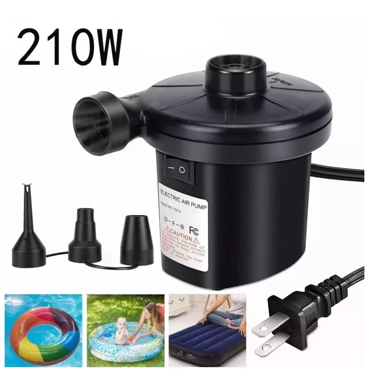 Bomba de aire eléctrica para colchones
