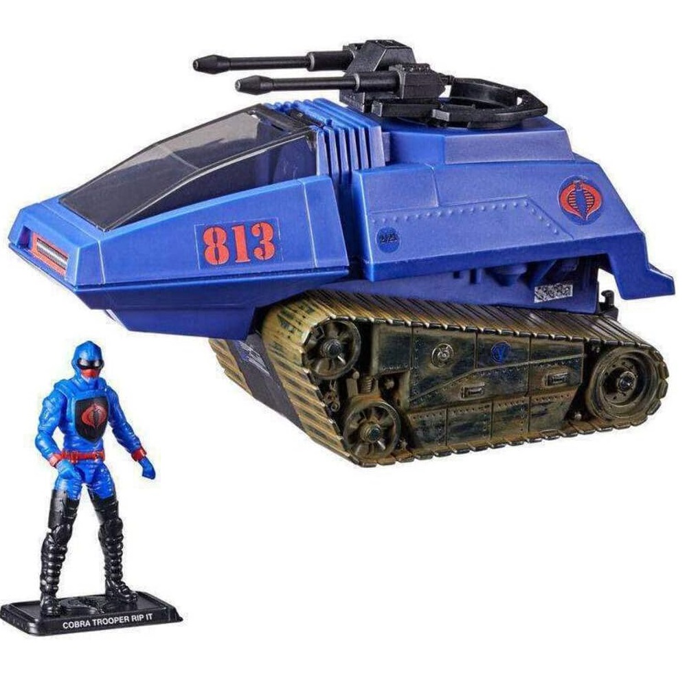  Cobra H.I.S.S. III G.I. Joe Colección Retro Vehículo de juguete de 3.75 pulgadas INCLUYE Figura de acción DE Rip It