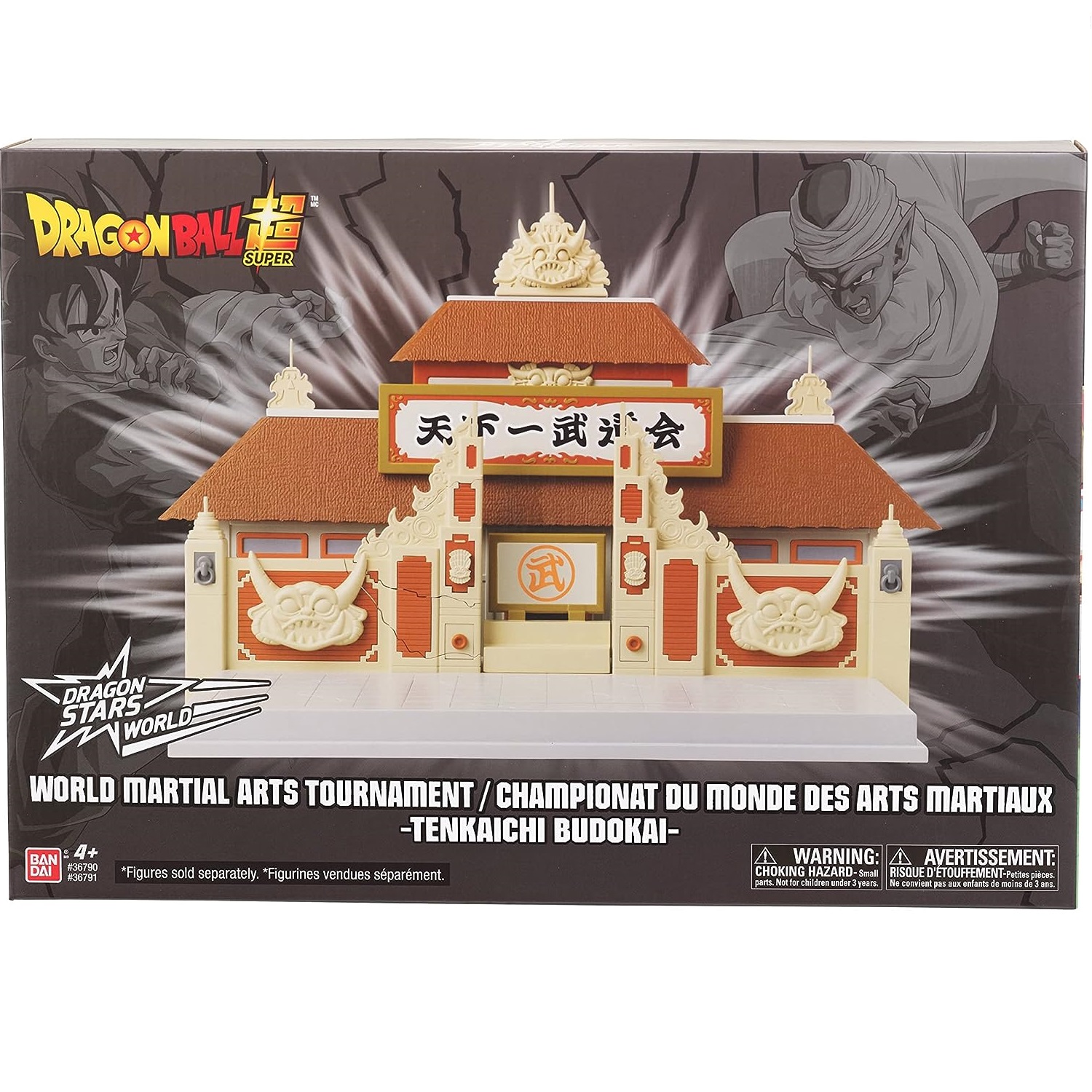 tenkaichi budokai Dragon Ball Super Set de Juego de Escenario del Torneo Mundial de Artes Marciales Dragon Stars 