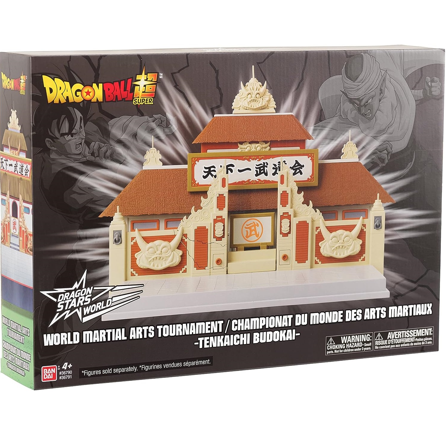tenkaichi budokai Dragon Ball Super Set de Juego de Escenario del Torneo Mundial de Artes Marciales Dragon Stars 