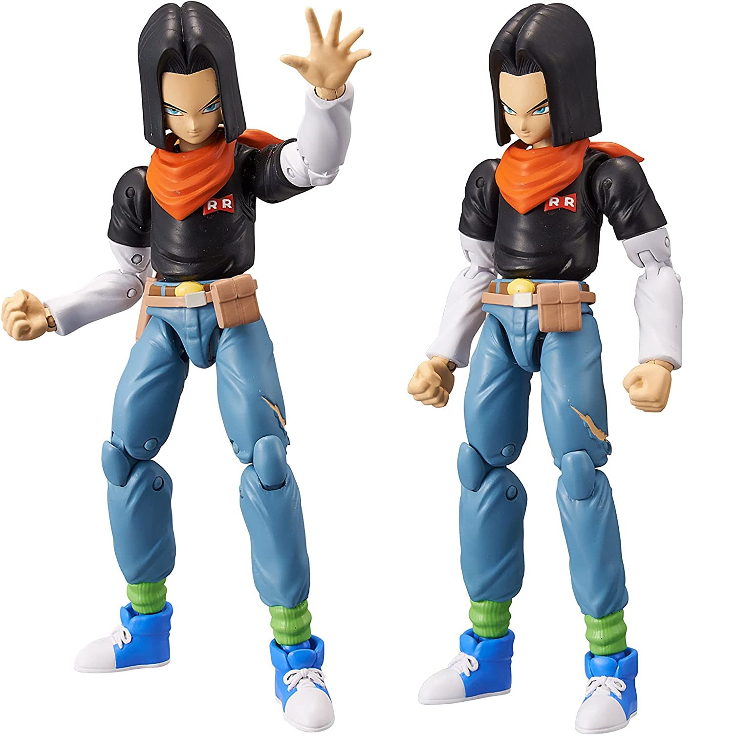 Androide 17 Dragon Stars  Poseable Figure Dragon Ball Z Dragon Ball Super