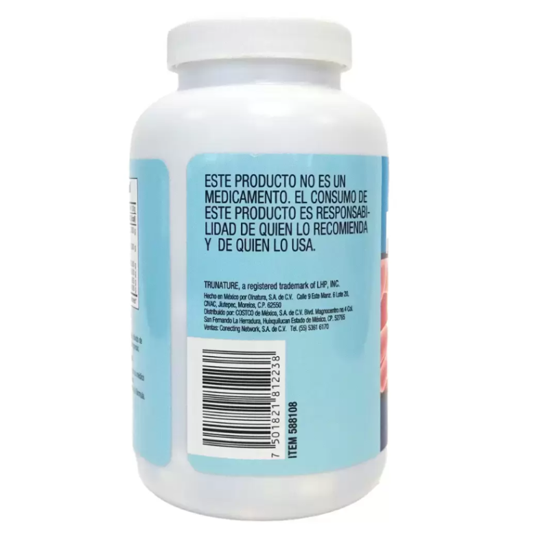 Trunature Probióticos Frasco con 180 cápsulas de 500mg