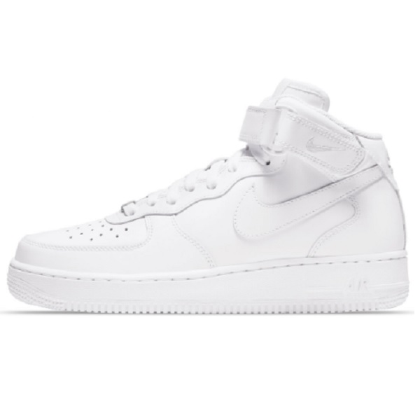 Tenis Nike Air Force 1 Mid Blanco Mujer .