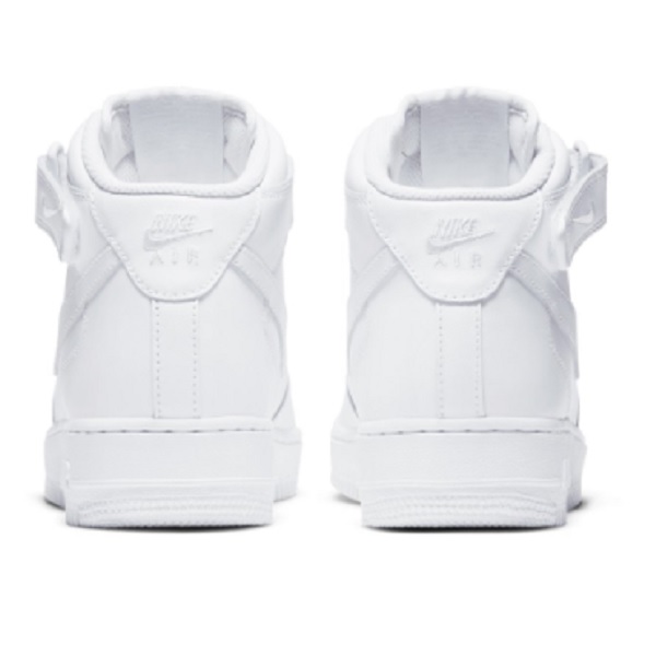 Tenis Nike Air Force 1 Mid Blanco Mujer .