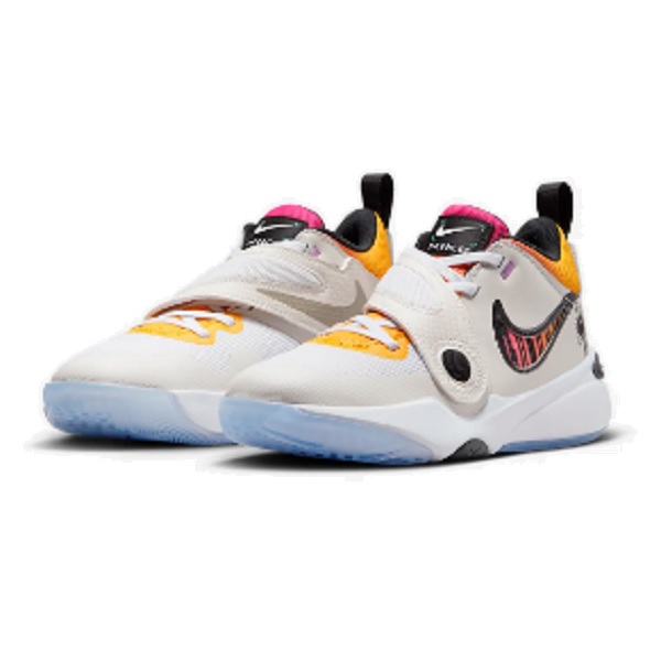 Tenis Nike Team Hustle D 11 Blanco/amarillo Basketball Mujer