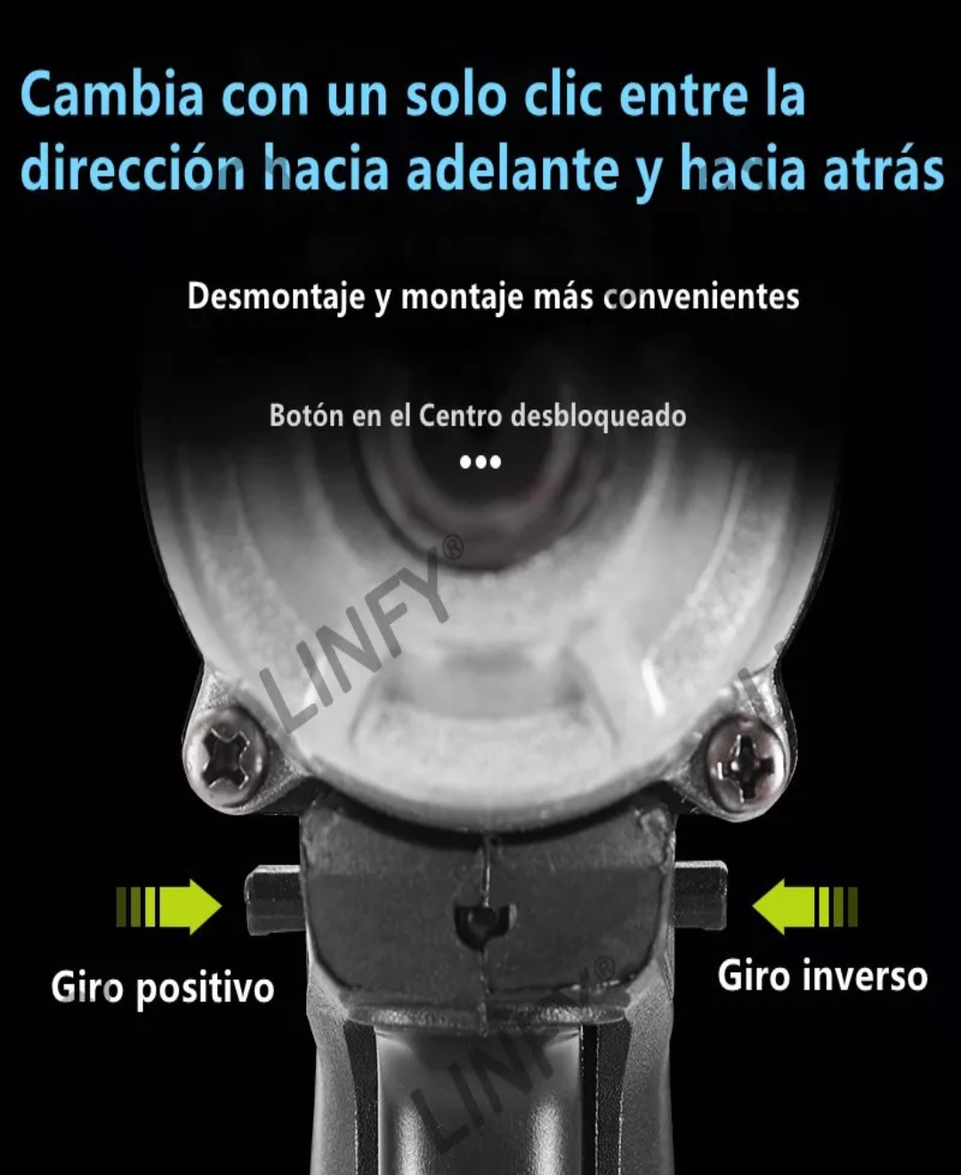 Kit Pistola De Impacto Atverce Inalámbrica Con Batería