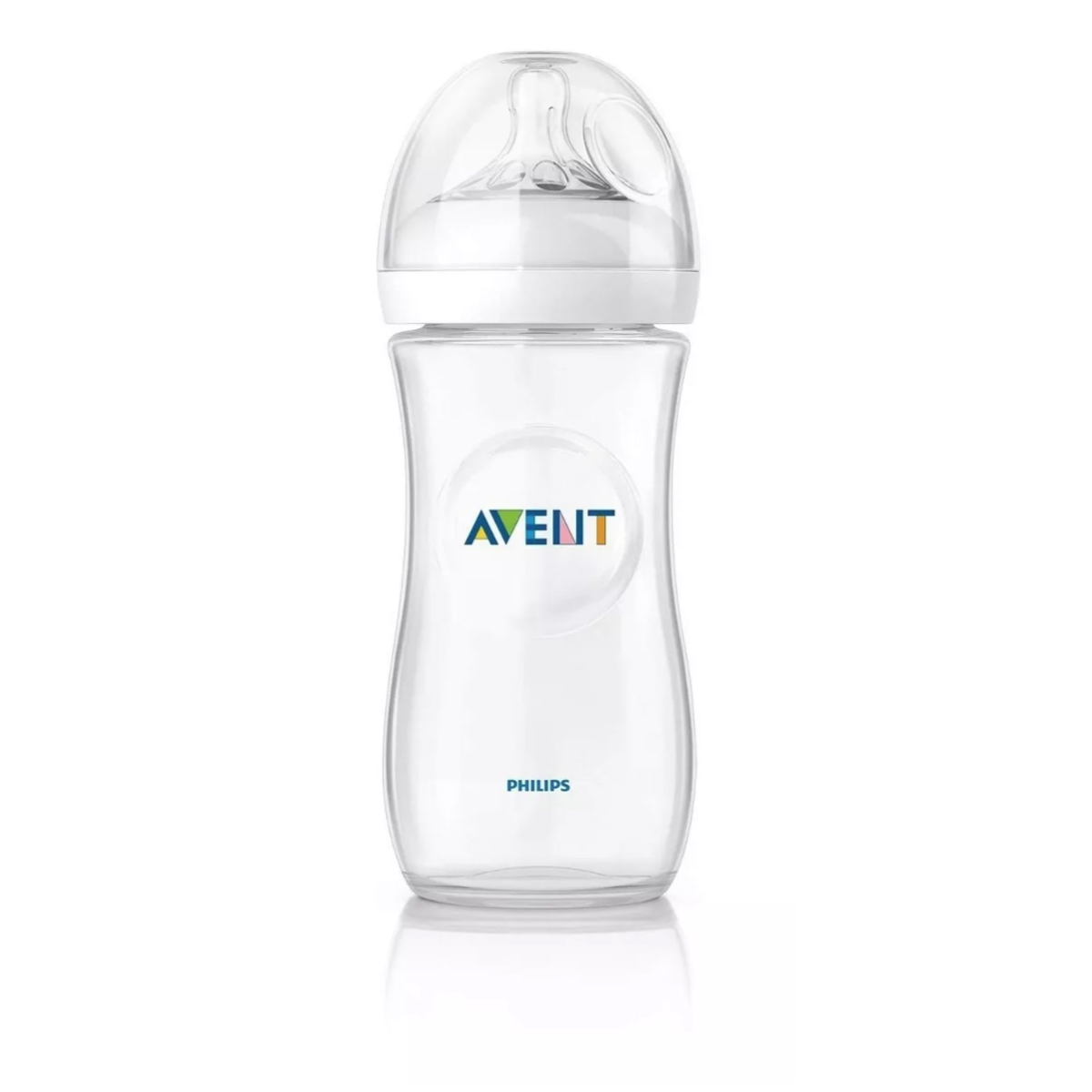 Biberón Avent Natural Transparente 11oz