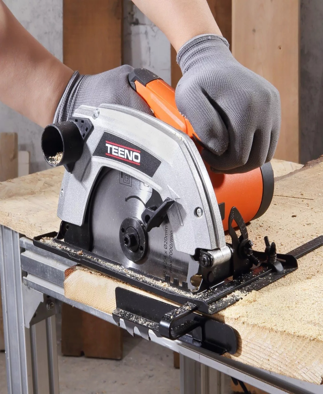 Saw Tool Ridgid Fuego Circular Saw RIDGID THRUCOOL 7-1/4 Worm