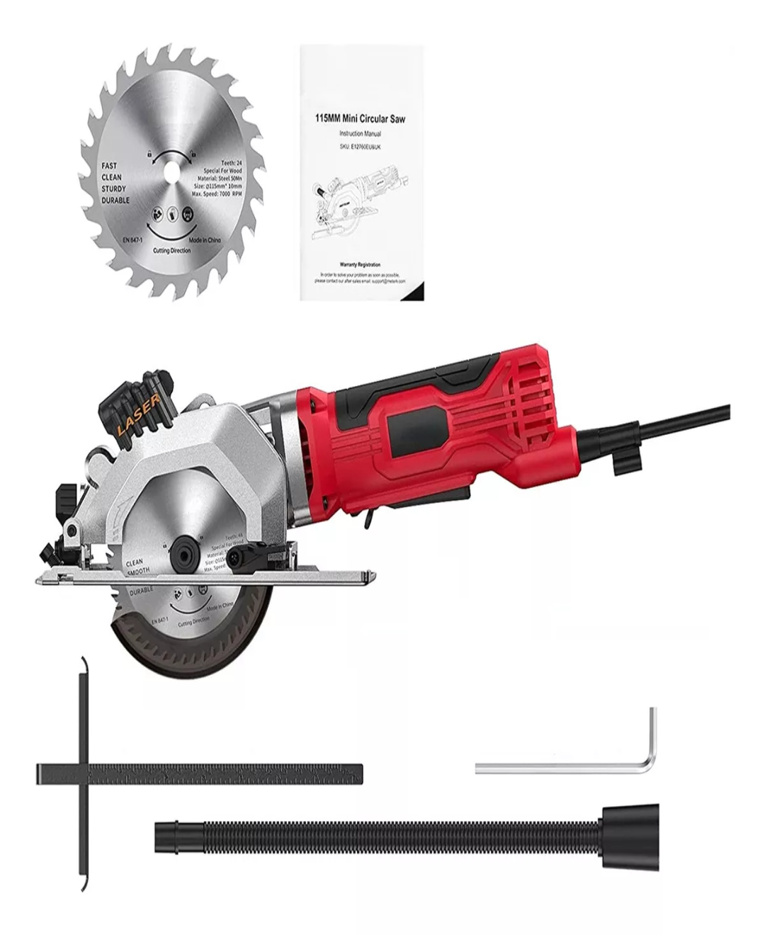 Mini Sierra Circular Eléctrica Para Azulejos Plástico