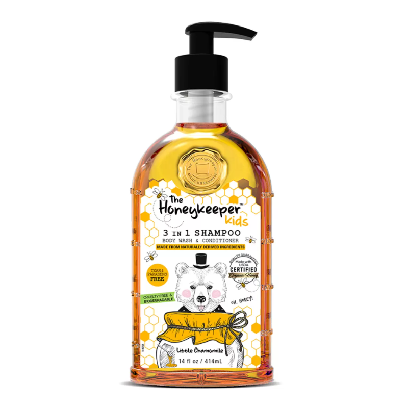 The Honeykeeper Shampoo 3 en 1 con miel 3 pzas de 700 ml