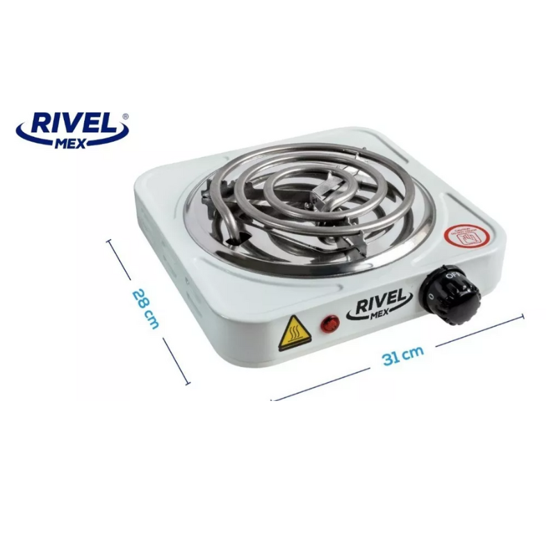 Parrilla Eléctrica quemador en espiral.