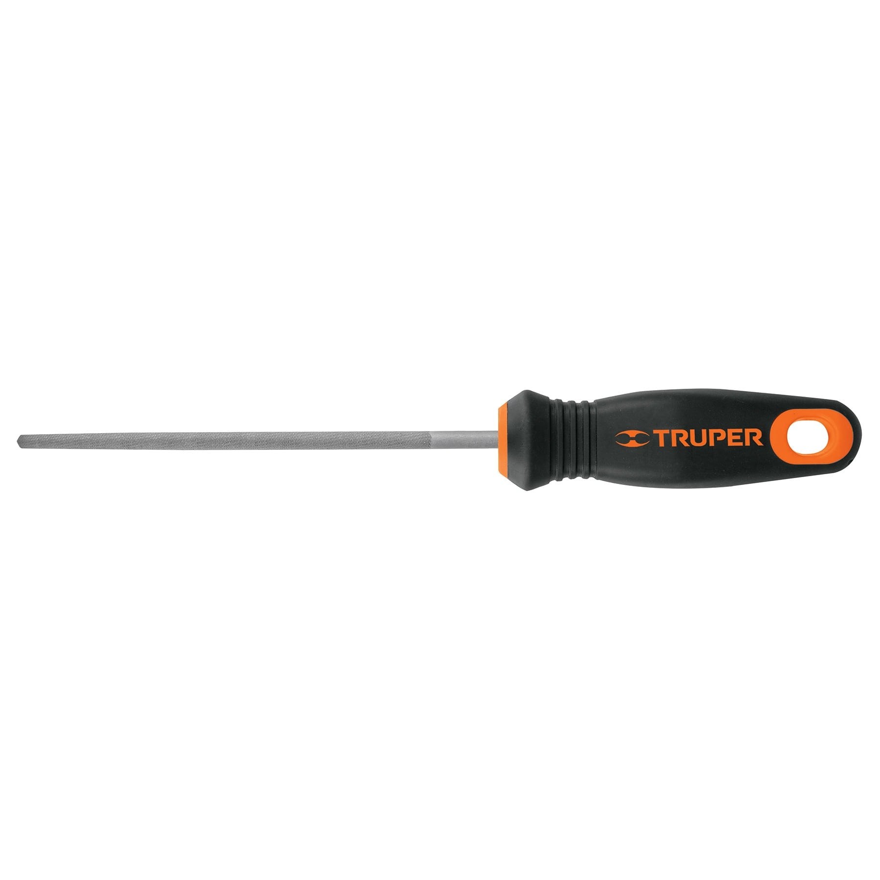 LIMA REDONDA MUZA 6" CON MANGO DOBLE INYECCIÓN, TRUPER 11247