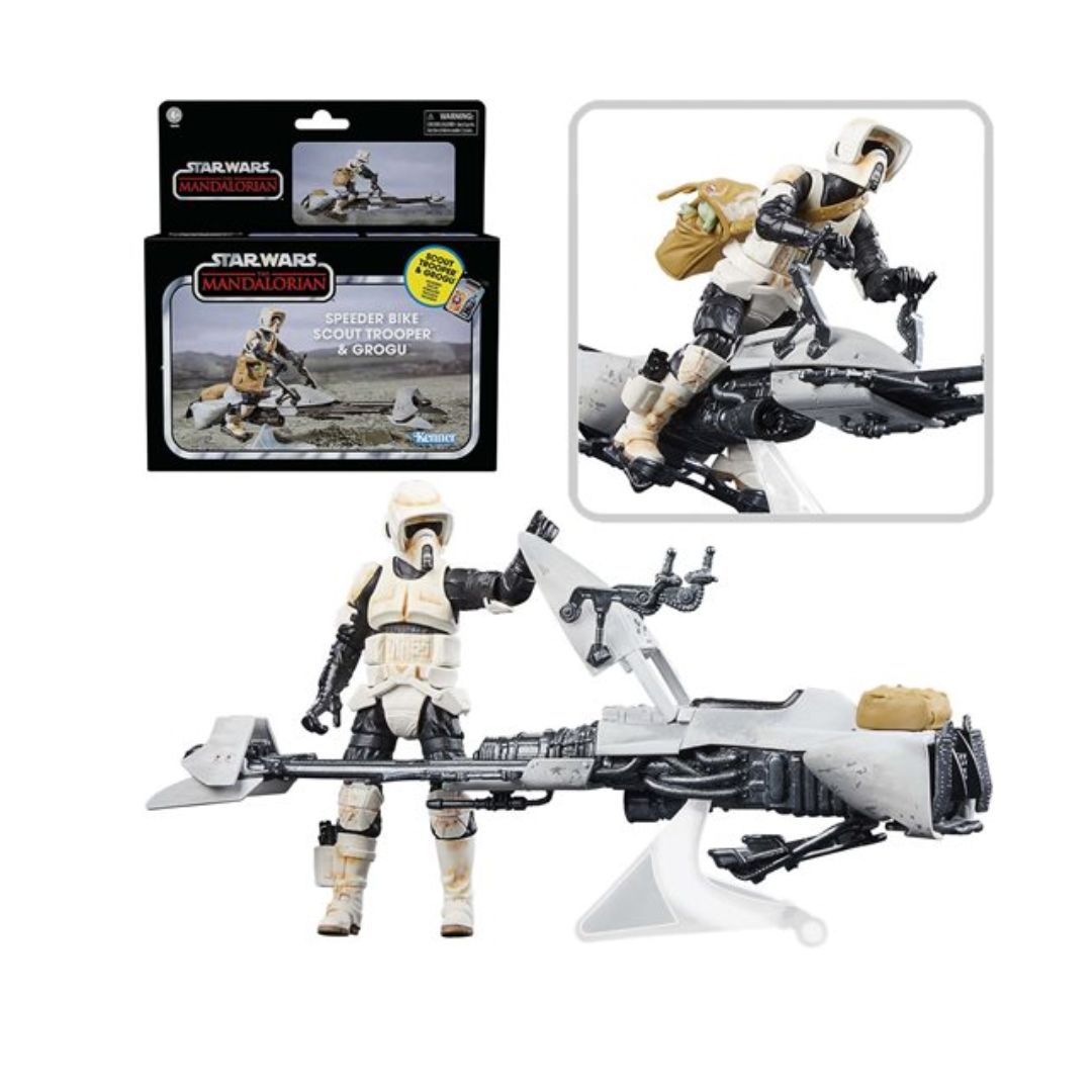 Hasbro The Vintage Collection Speeder Bike Scout Trooper & Grogu