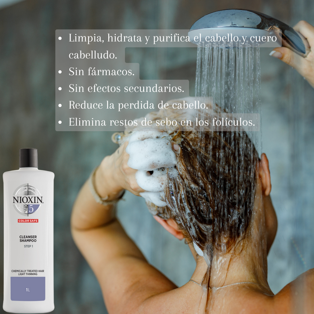 Nioxin Shampoo Anticaída Sistema 5 1000ml