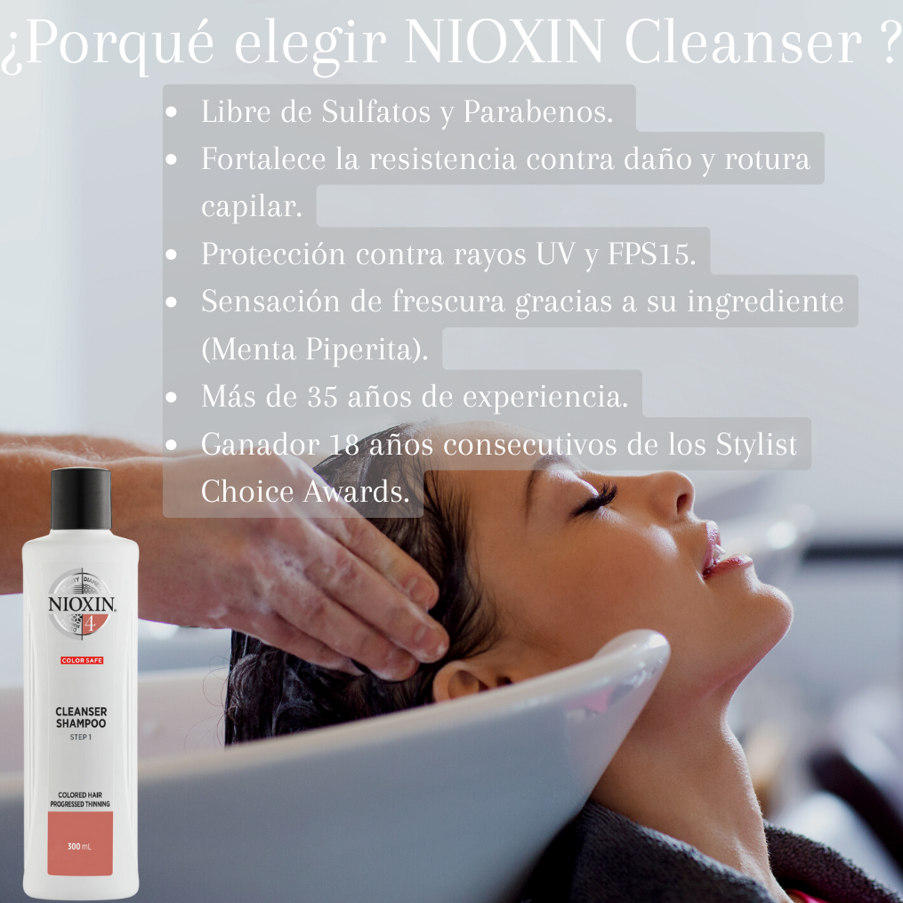 Nioxin Shampoo Anticaída Sistema 4 300ml