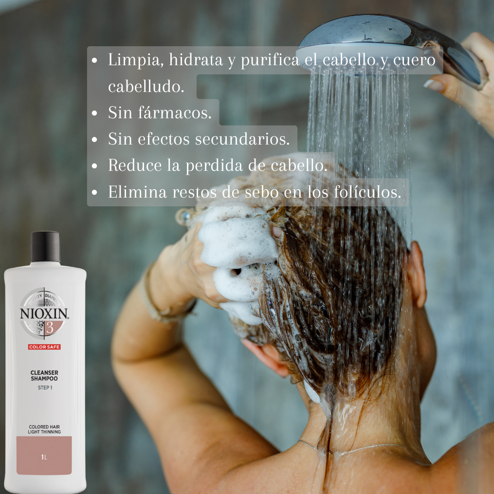 Nioxin Shampoo Anticaída Sistema 3 1000ml