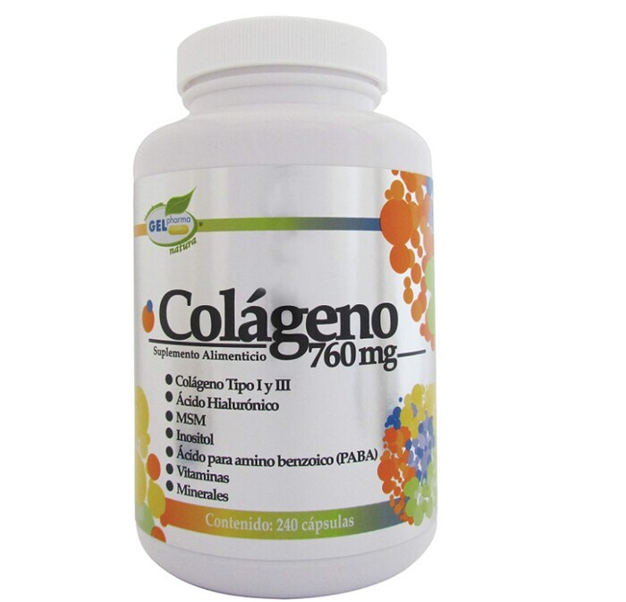 Colágeno 760mg 240 cápsulas