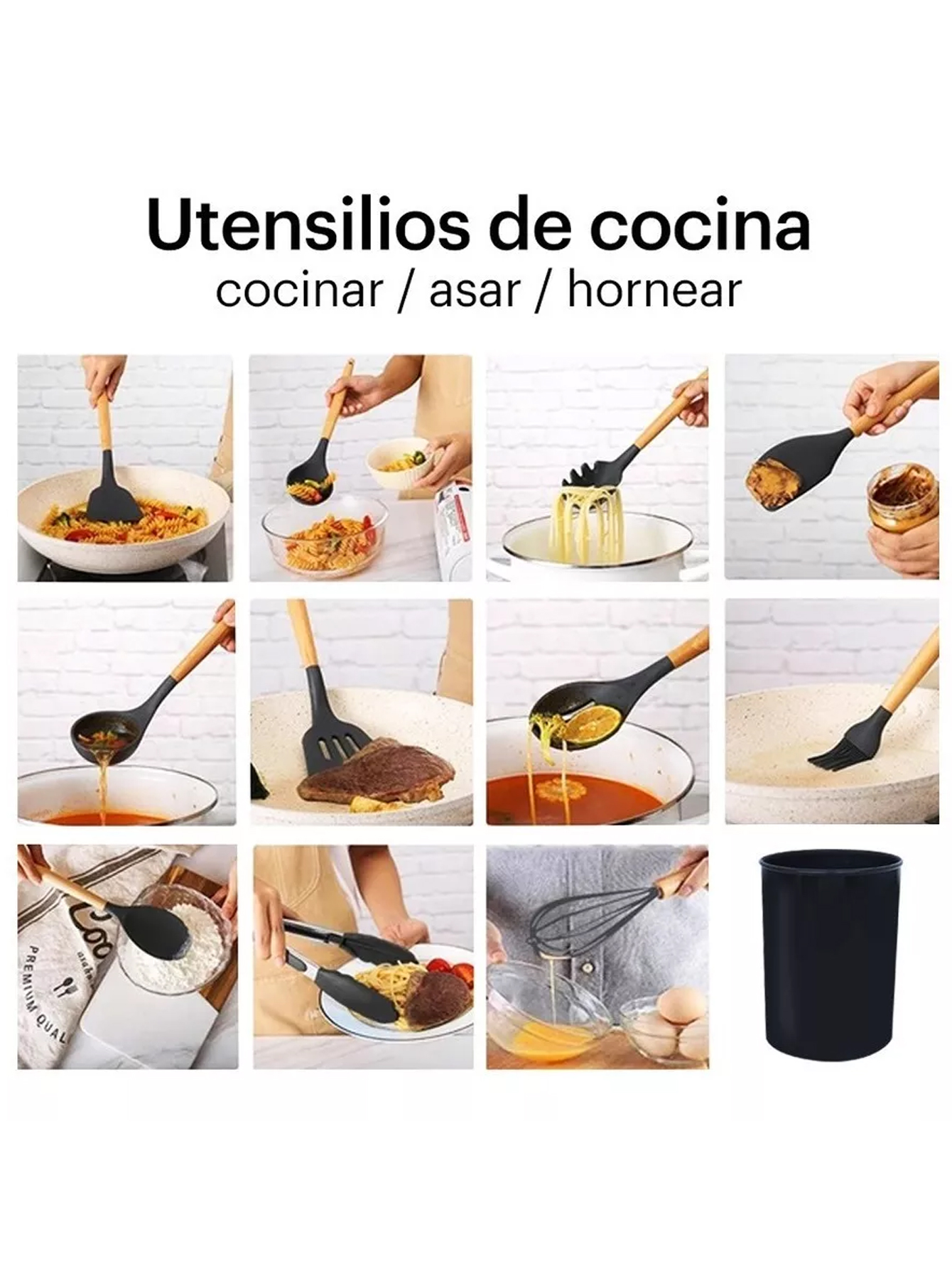 Utensilios De Cocina De Silicona Antiadherente 23pz