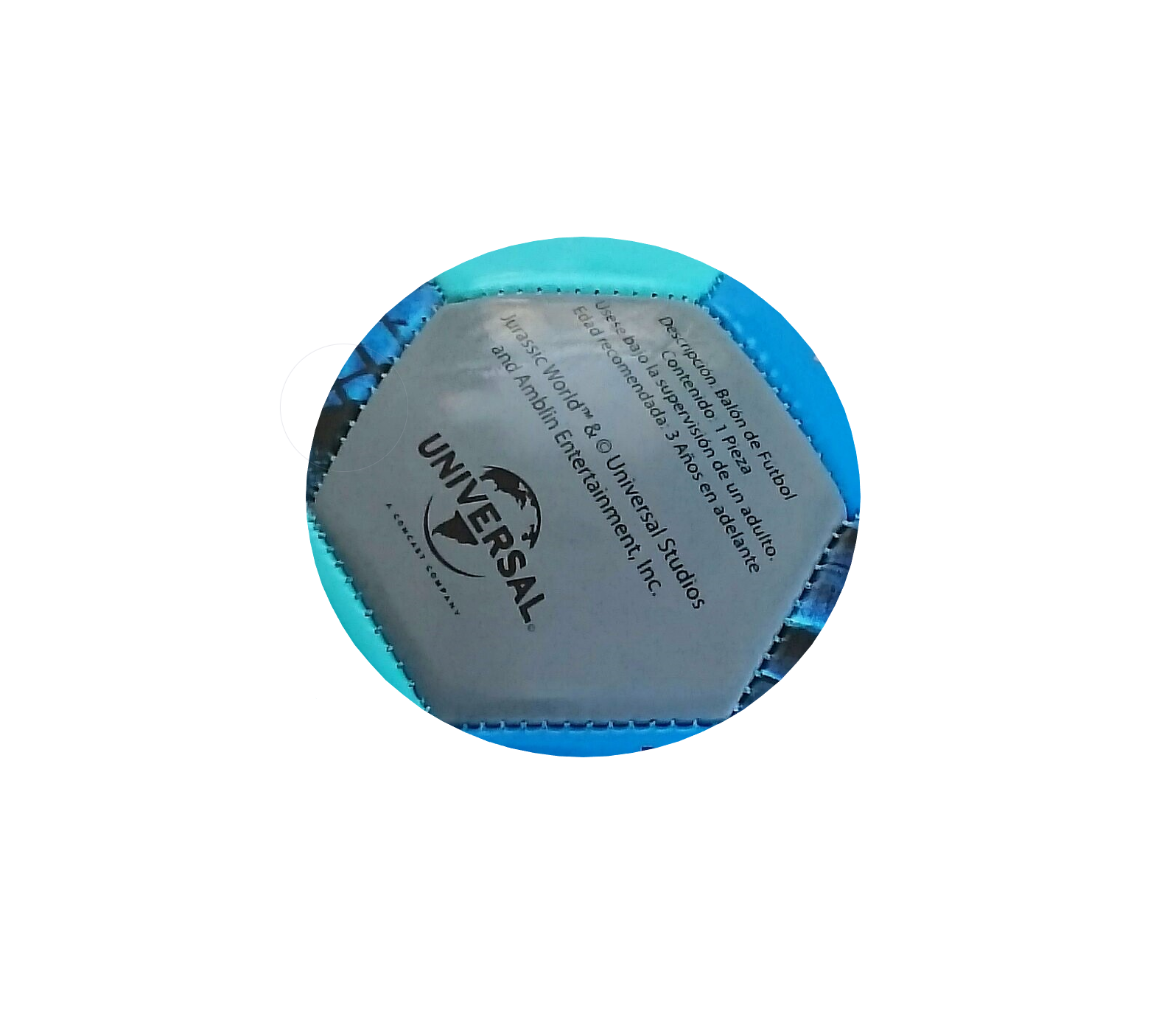 Balon Futbol soccer Jurassic World raptor num 5 