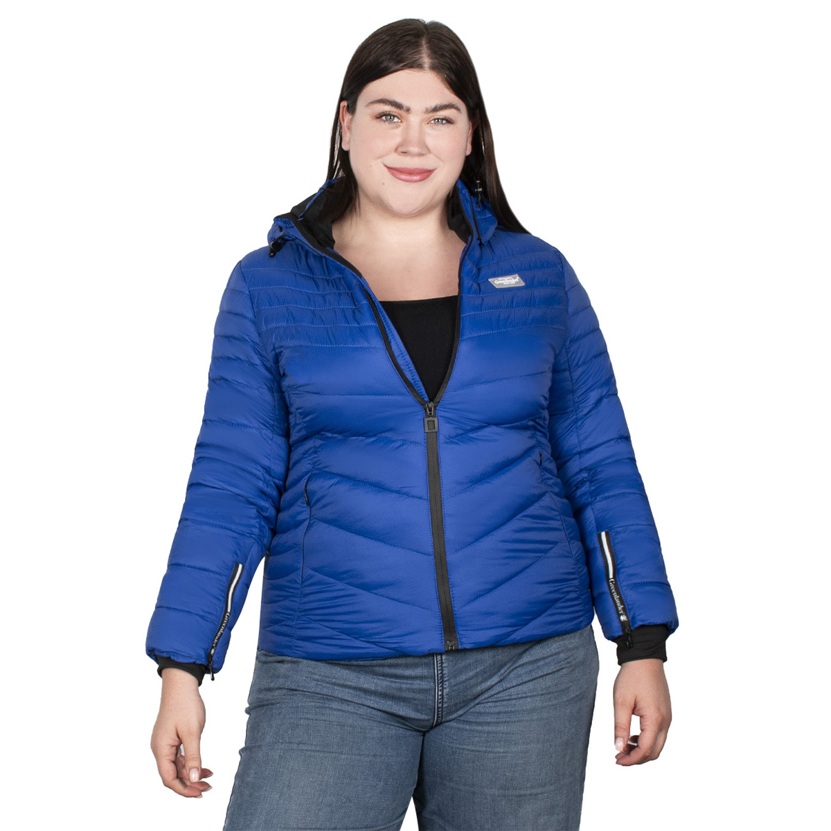 Chamarra Mujer Greenlander Capitonada Plus Size Pol8496xl