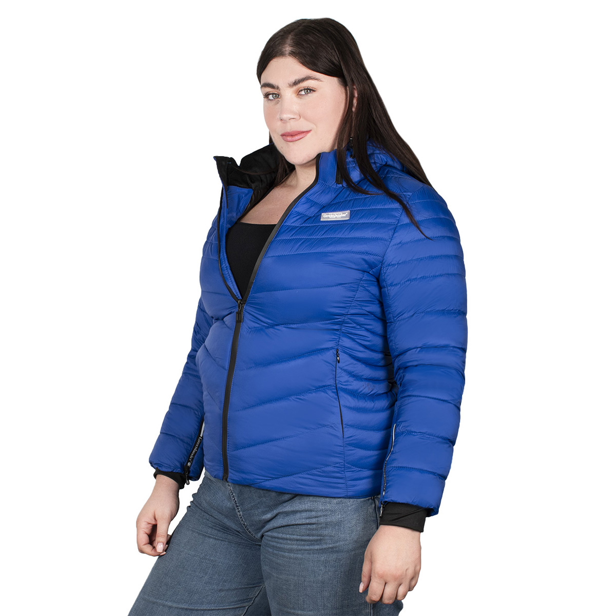 Chamarra Mujer Greenlander Capitonada Plus Size Pol8496xl