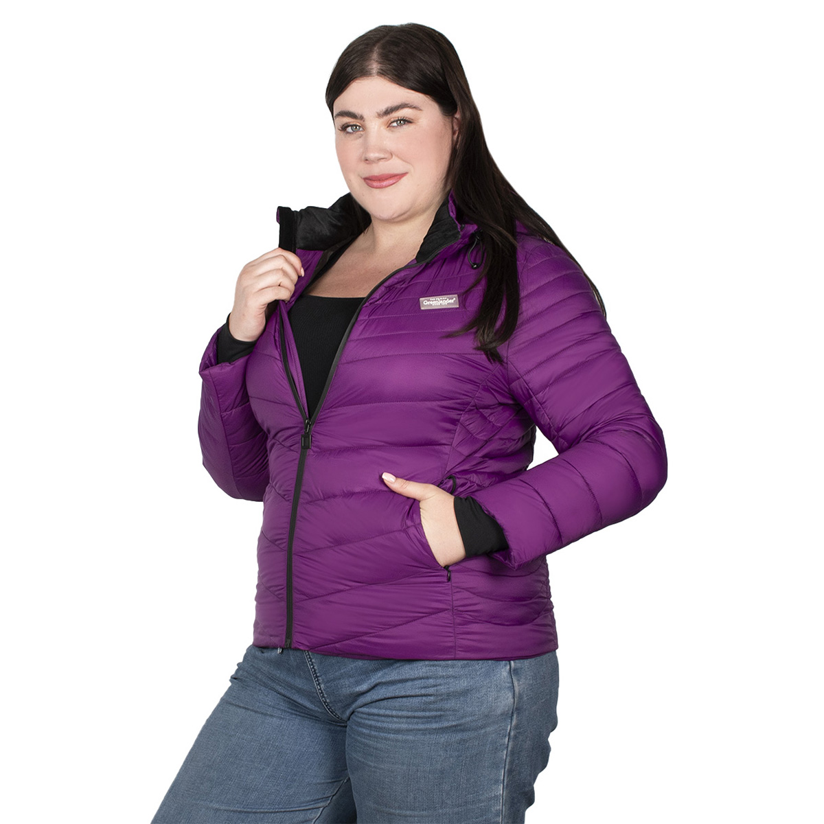 Chamarra Mujer Greenlander Capitonada Plus Size Pol8496xl