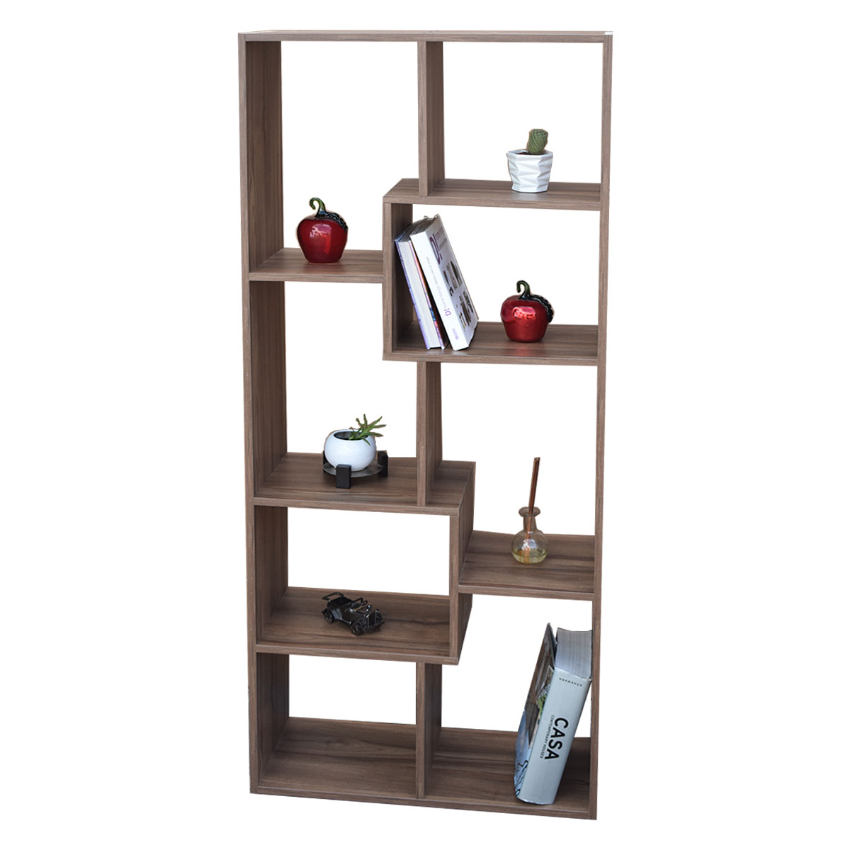 Mueble Organizador Librero Hogare Parota 