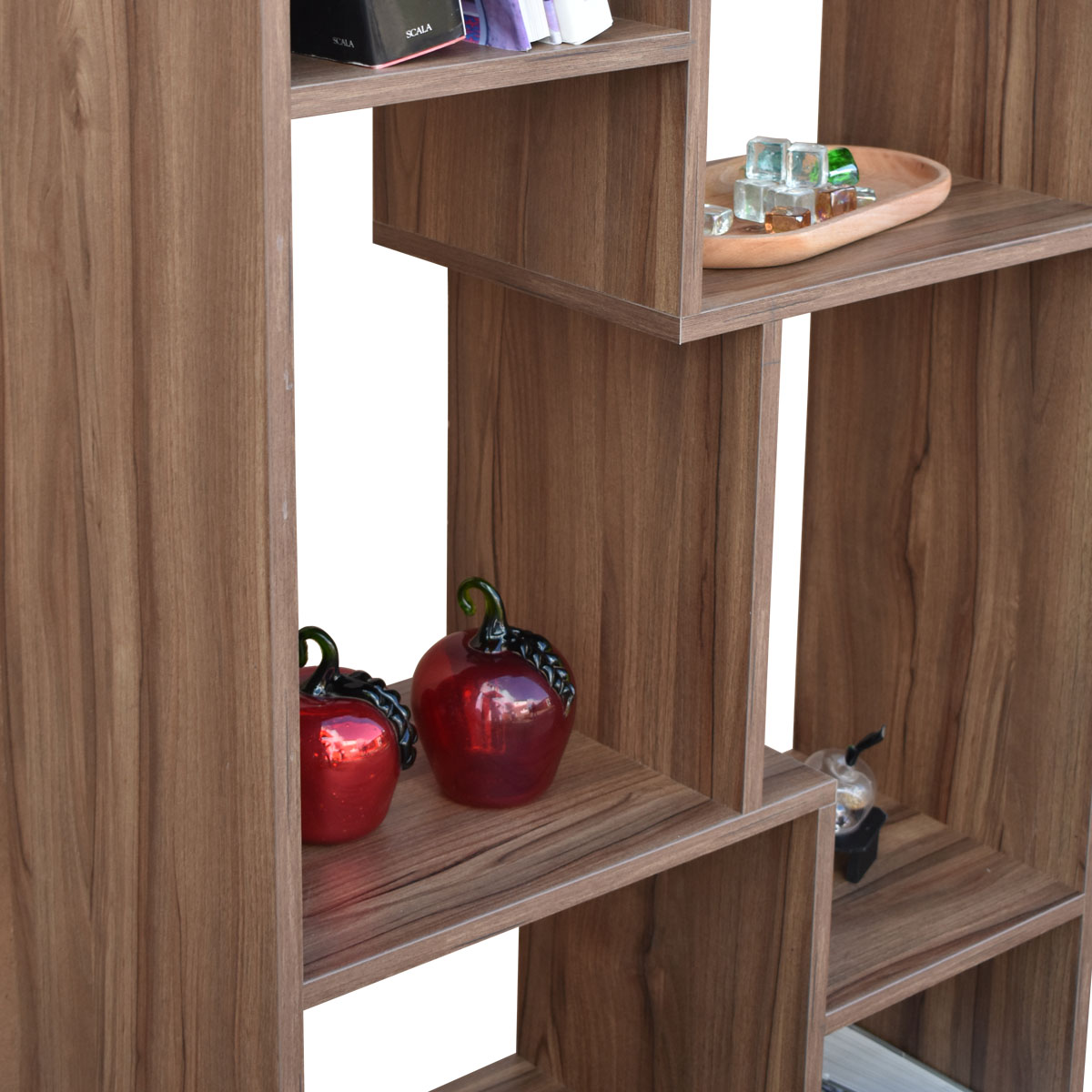 Mueble Organizador Librero Hogare Parota 