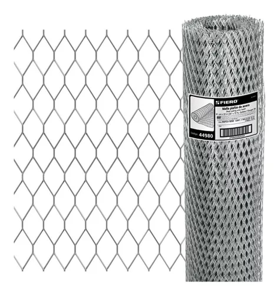 ROLLO 22 M X 0.9 M MALLA PLAFÓN CALIBRE 26 ABERTURA 10X25MM 44980
