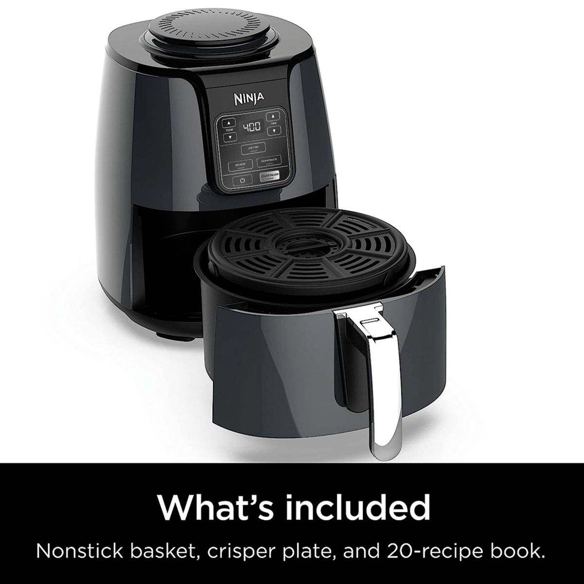 Freidora De Aire Ninja 3 78l Fríe Asa Hornea Sin Aceite REACONDICIONADO TIPO A