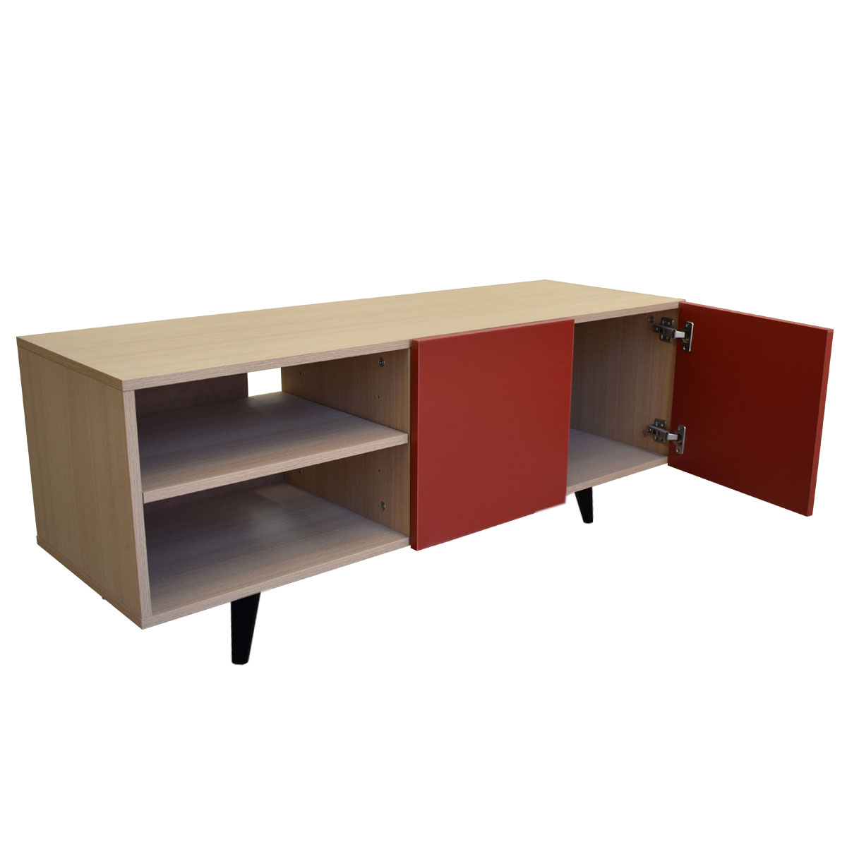  Mueble para TV de 50" Suecia  Inteligente  y Practico Hogare  Roble Rojo 