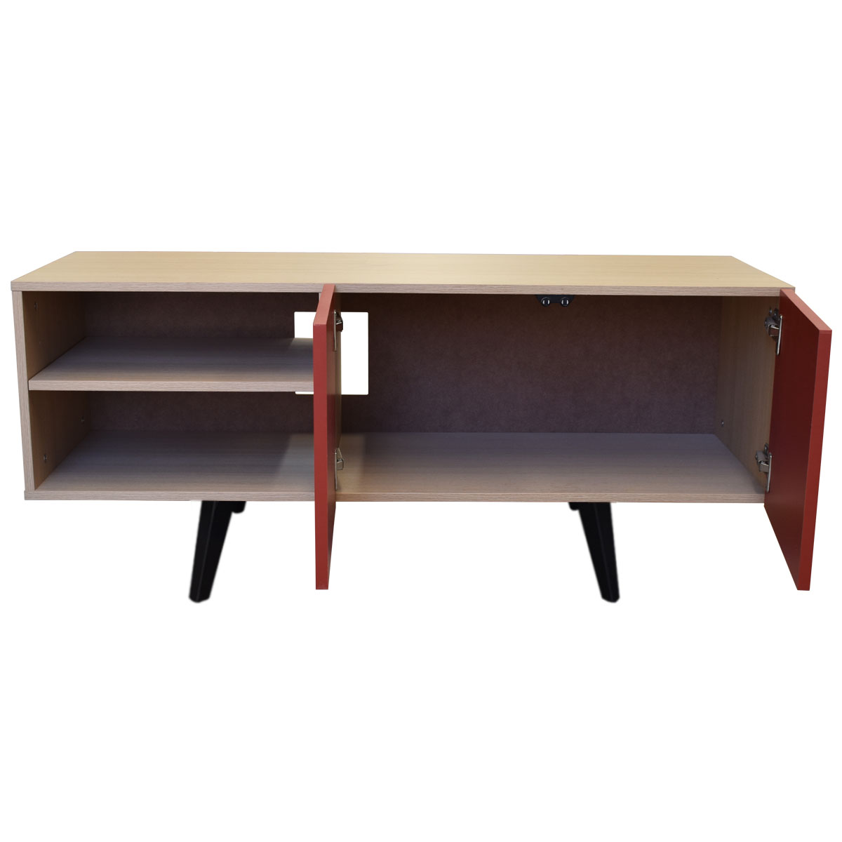  Mueble para TV de 50" Suecia  Inteligente  y Practico Hogare  Roble Rojo 