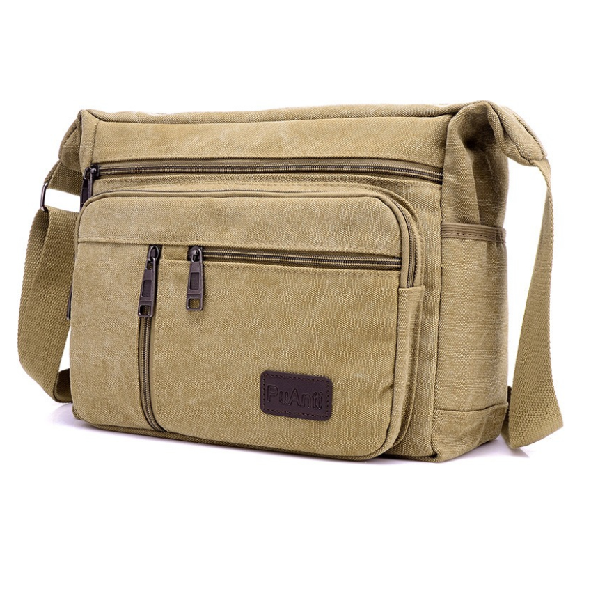 Bolso De Lona De Gran Capacidad Para Mujer De Moda Urbana17l caqui