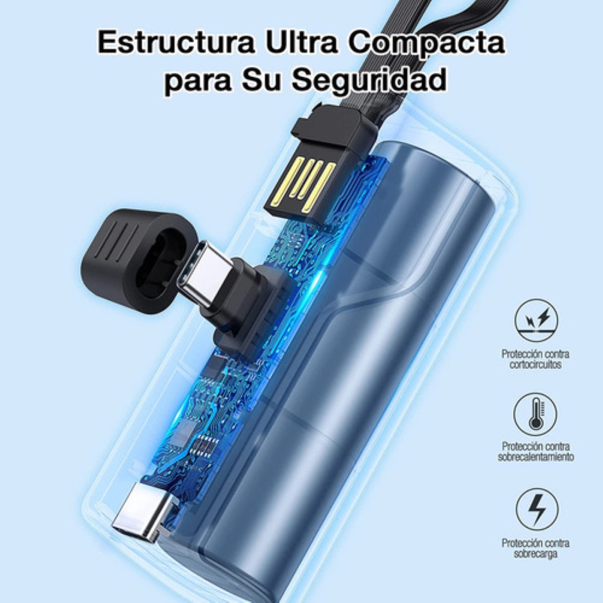 Mini Batería Portátil de 4500mAh 1Hora GAR262 - Playbox Electronics