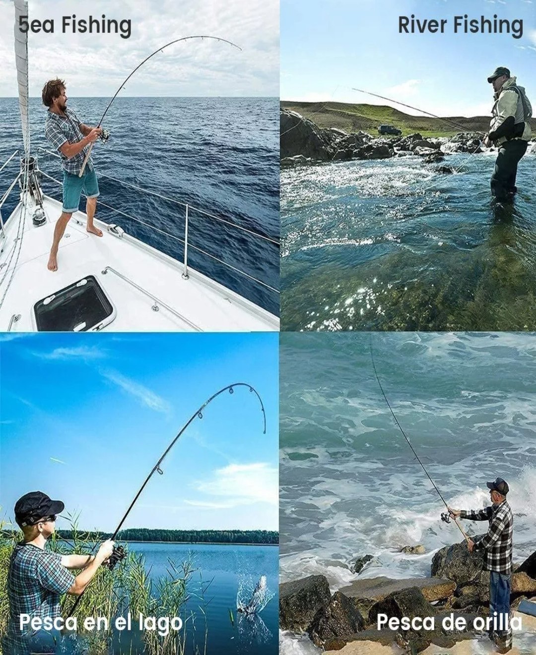 274 Piezas Kit De Accesorios De Anzuelos Pesca Con Caja