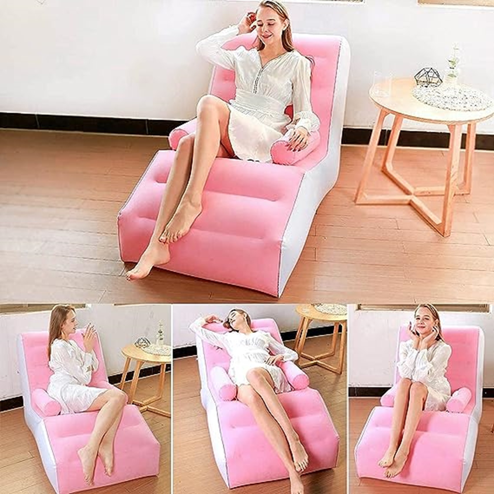 Sillon inflable con reposabrazos