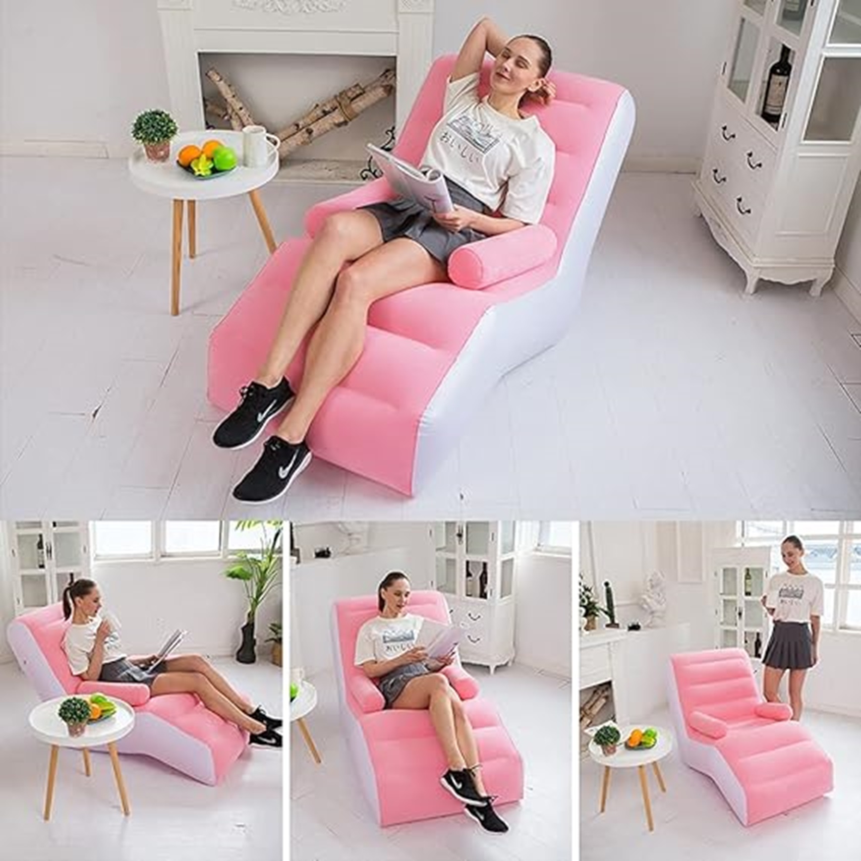 Sillon inflable con reposabrazos