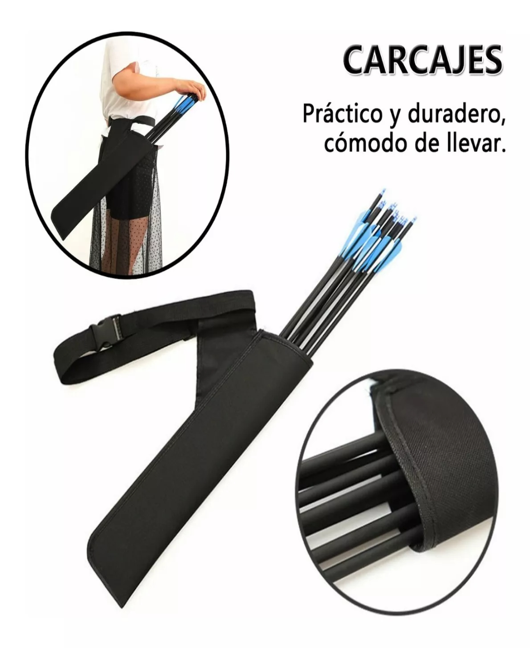 Arco Recurvo Deportivo Con Flechas Y Accesorios Para Adultos