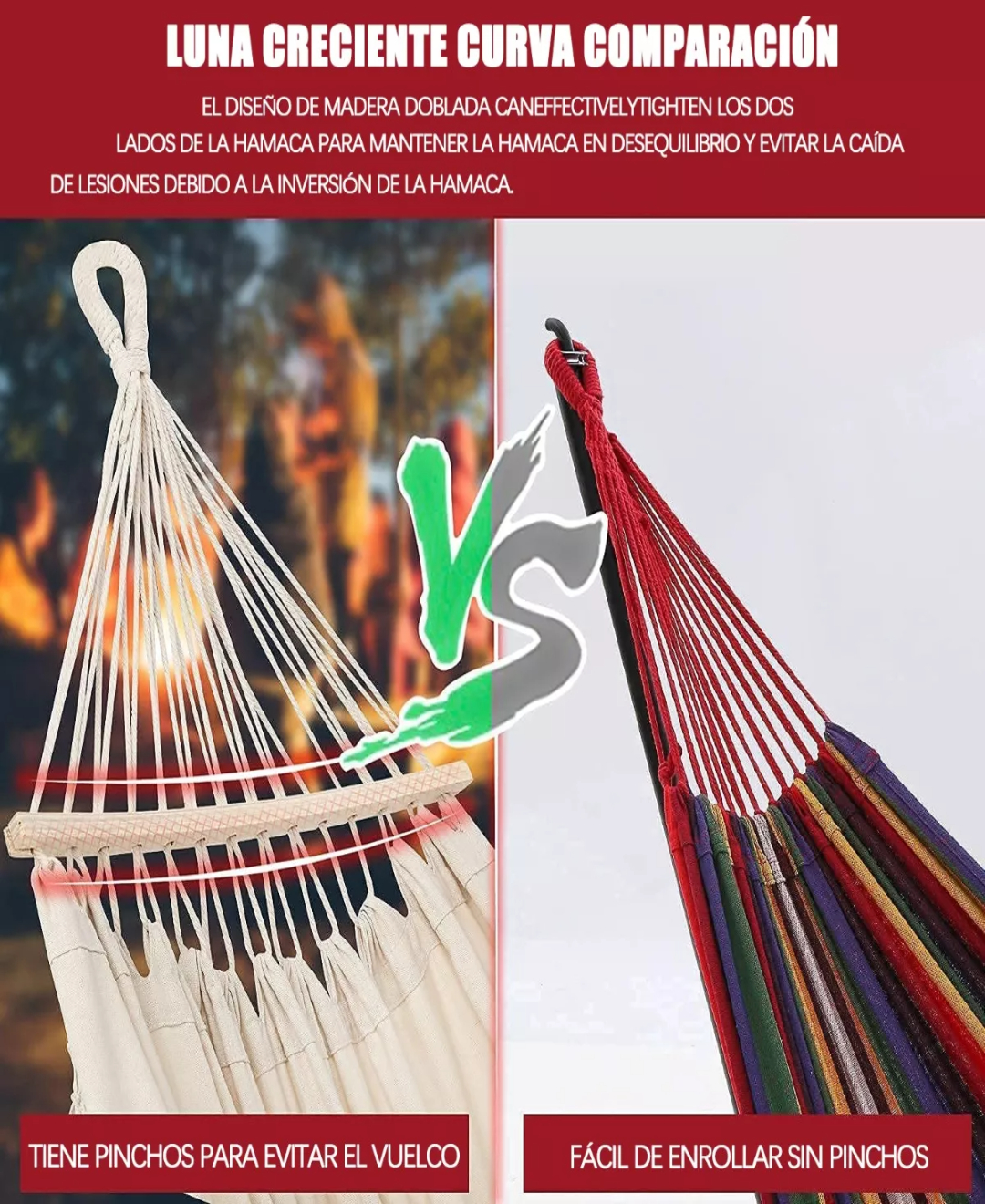 Gbhu Hamaca De Balcón Hecha A Mano Con Flecos, Hamaca Boho