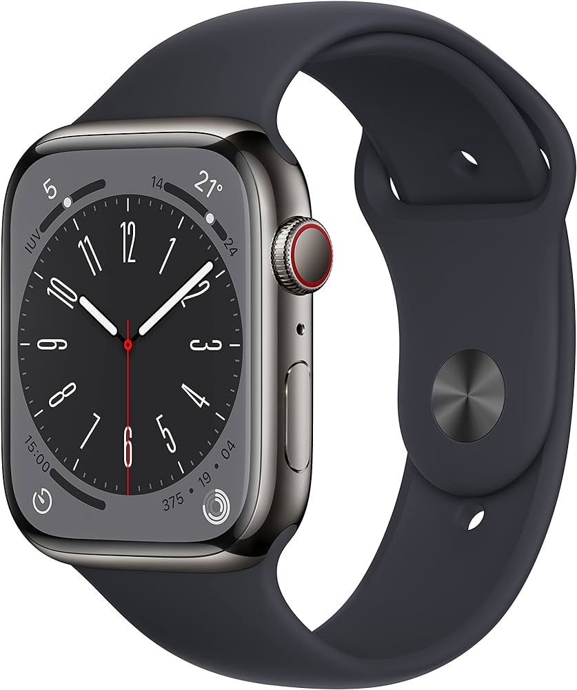 Apple Watch Series 8 Reacondicionado Grado A (45mm  Negro).