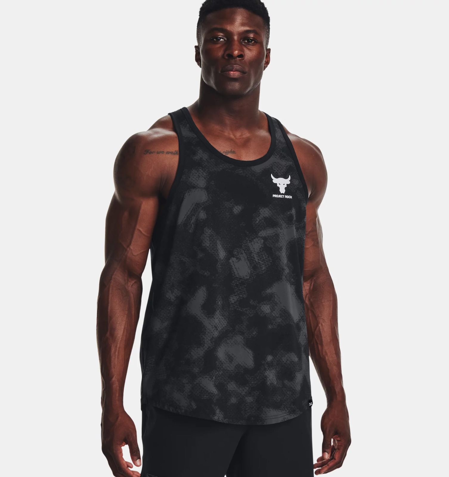 Playera Sin Manga Project Rock Under Armour Entrenamiento