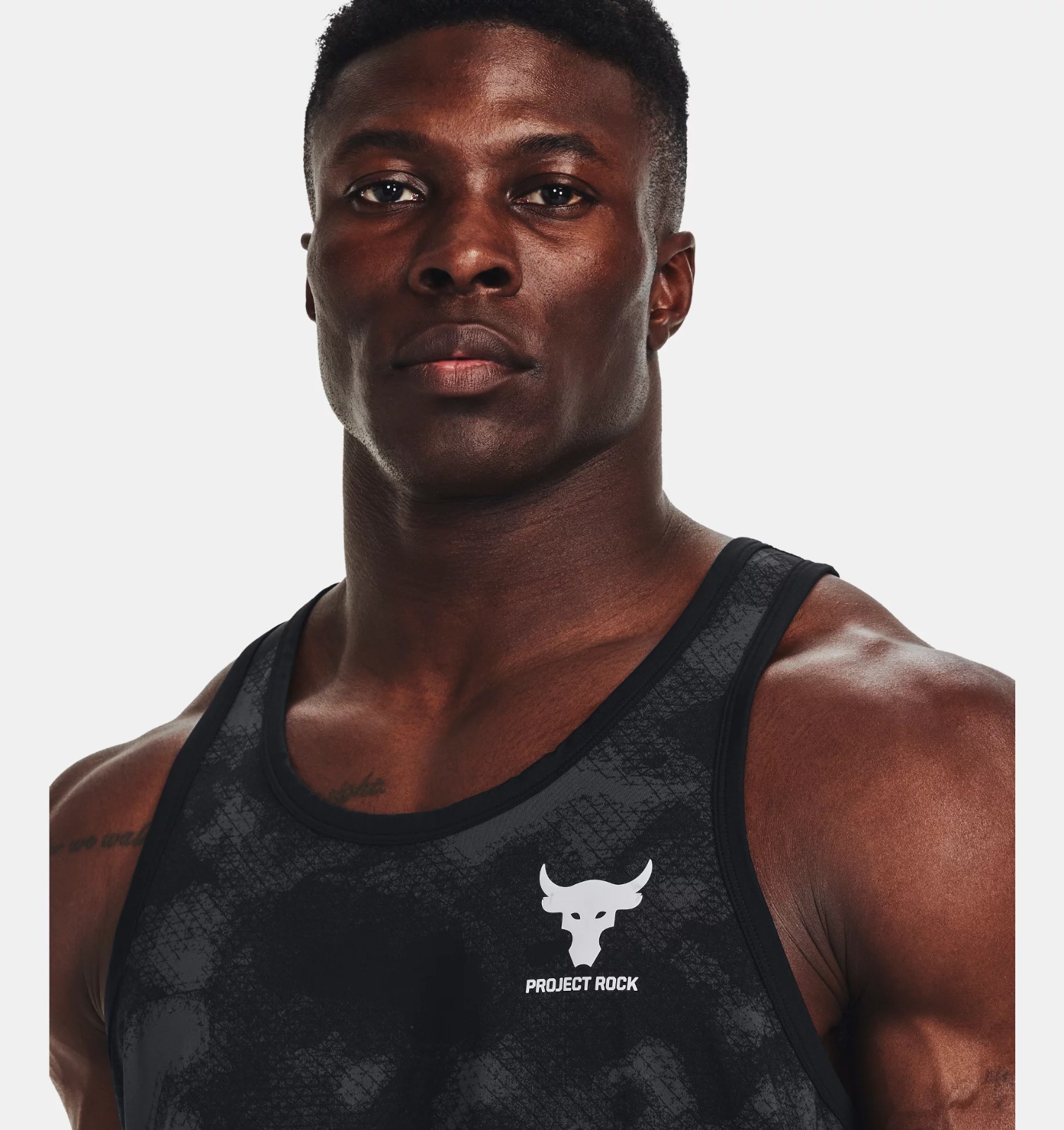 Playera Sin Manga Project Rock Under Armour Entrenamiento