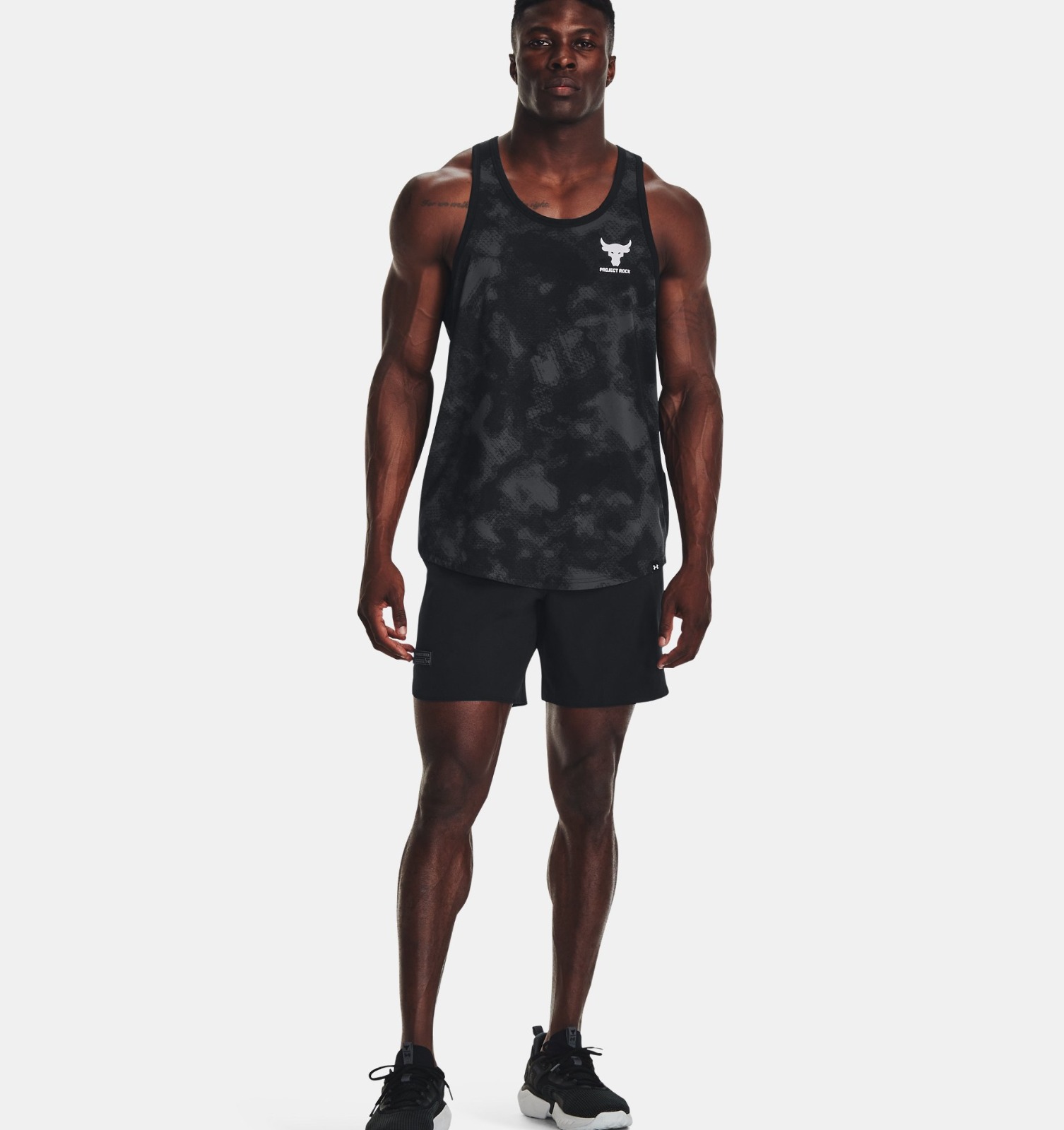 Playera Sin Manga Project Rock Under Armour Entrenamiento