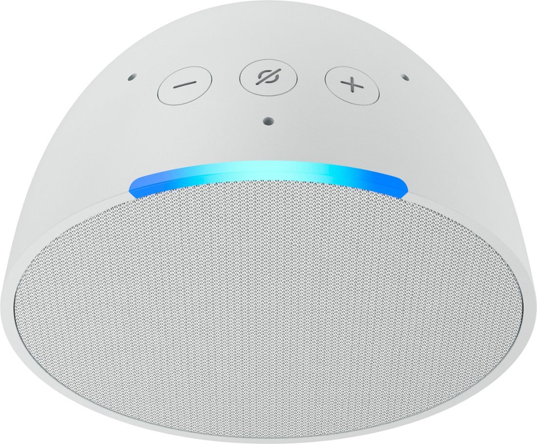 Amazon Alexa Echo Pop Con Asistente Virtual Alexa Blanco.