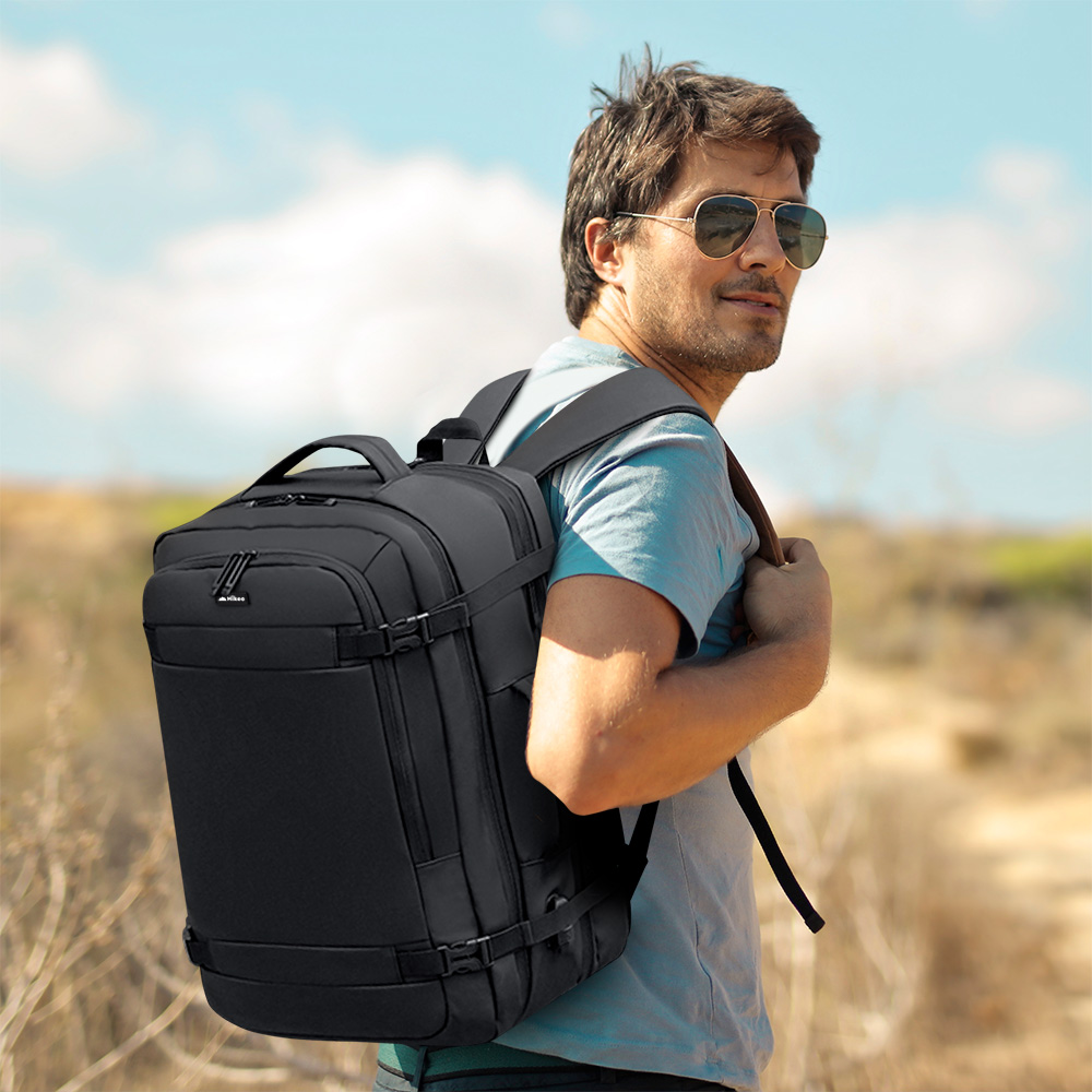 Mochila de Viaje para Laptop Expandible Impermeable Antirrobo 
