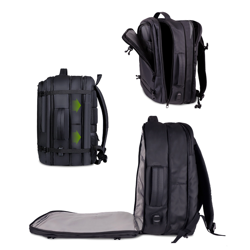 Mochila de Viaje para Laptop Expandible Impermeable Antirrobo 