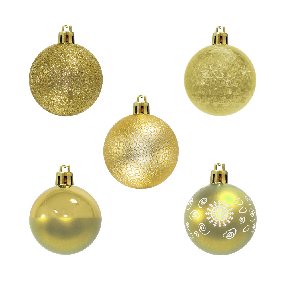 Esferas Navideñas De plástico 30 Piezas 5 Cm Decoración Colgante