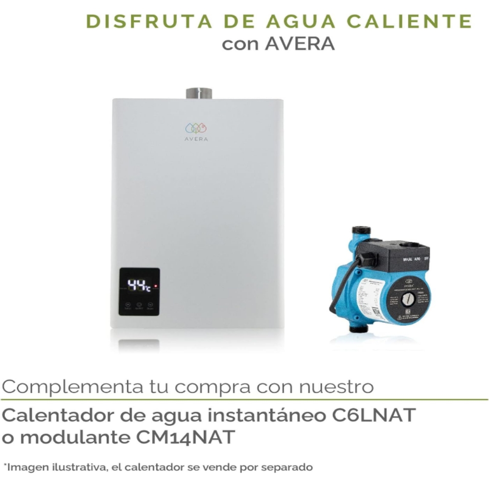 Bomba presurizadora 1/6 hp 26 lts automático y manual