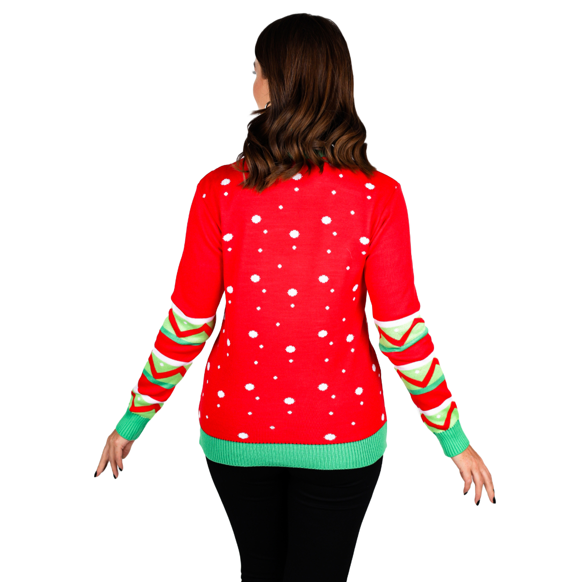 Sueter Navideño Con Diseño De Rodolfo El Reno Para Mujer 67