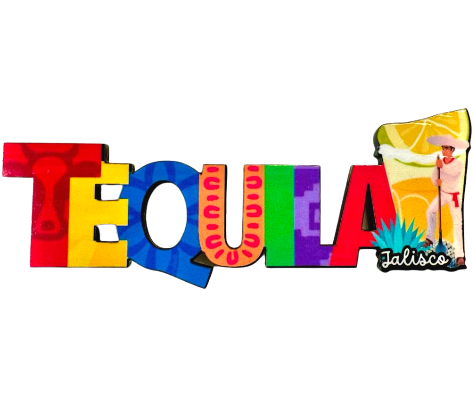 Tequila Mexico Imanes Para Refrigerador Souvenirs Recuerdo Turistico Pueblitos Magicos Playas MDF 3 mm
